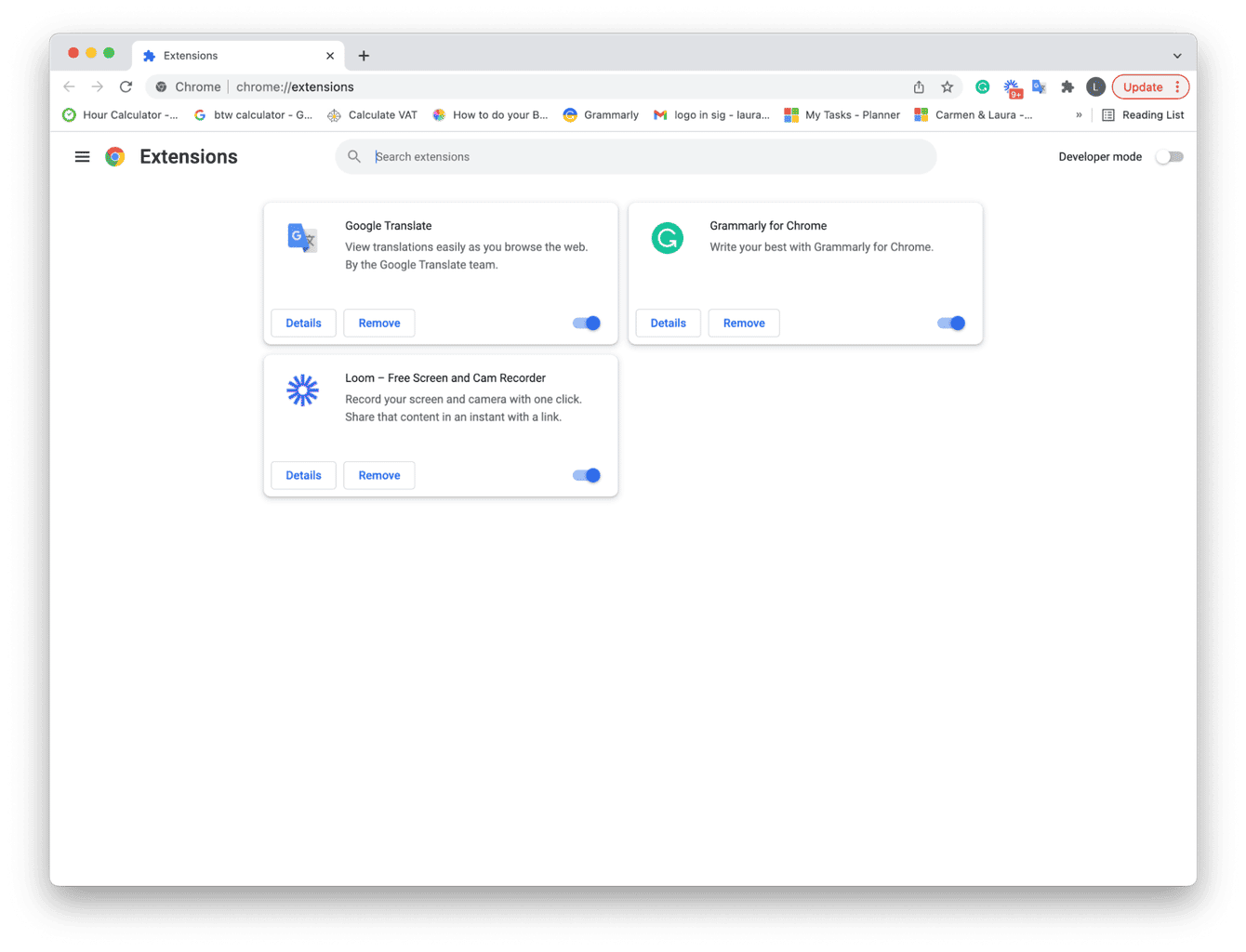 Las extensiones de Chrome
