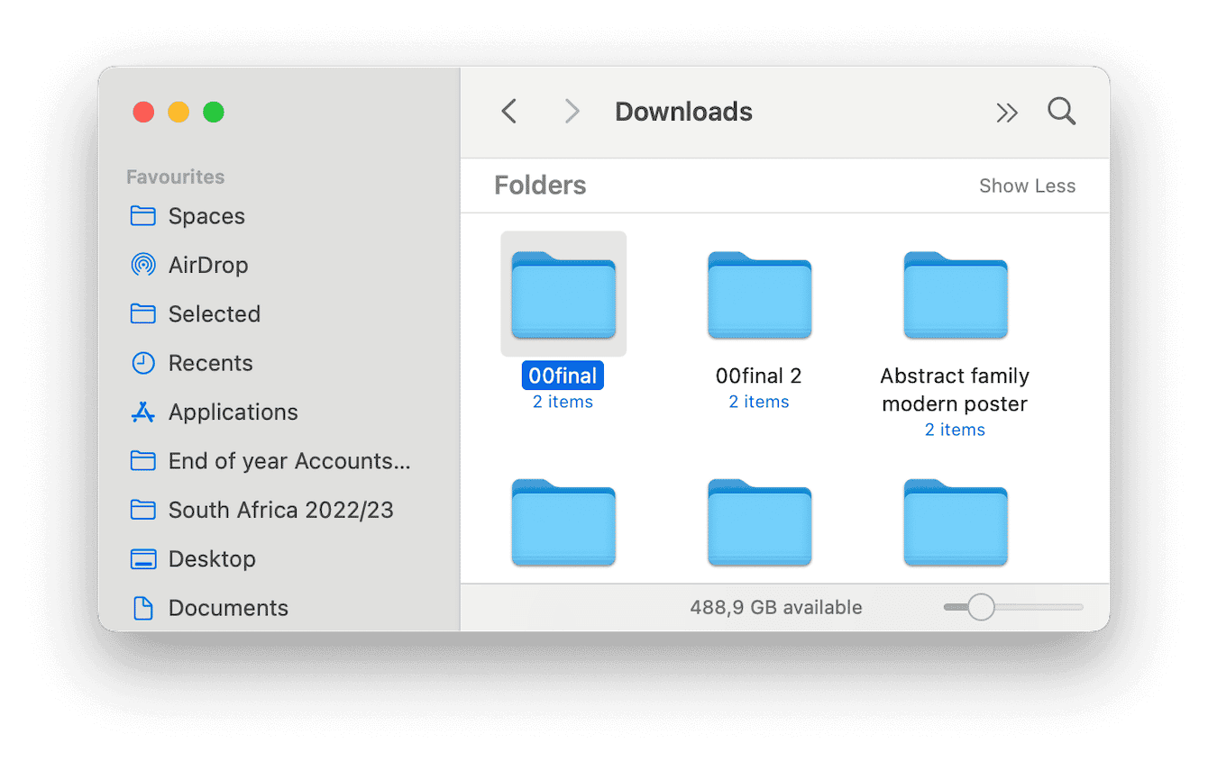 Use your mouse or Trackpad