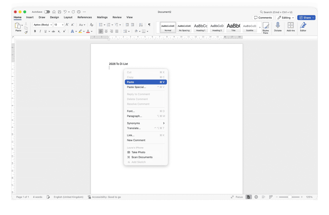 How to export notes to Word, Notion, or Obsidian