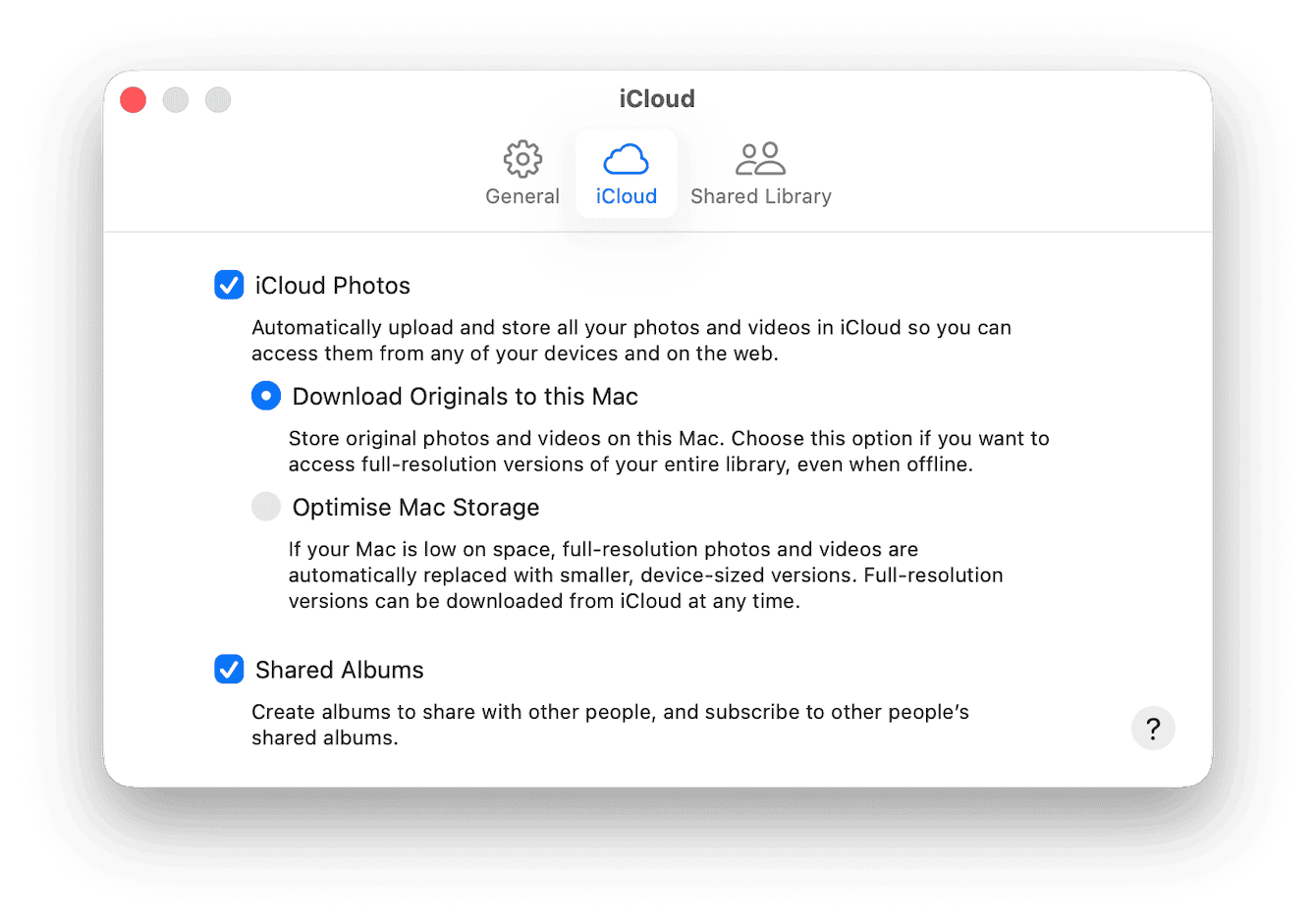 Select Optimize Mac Storage
