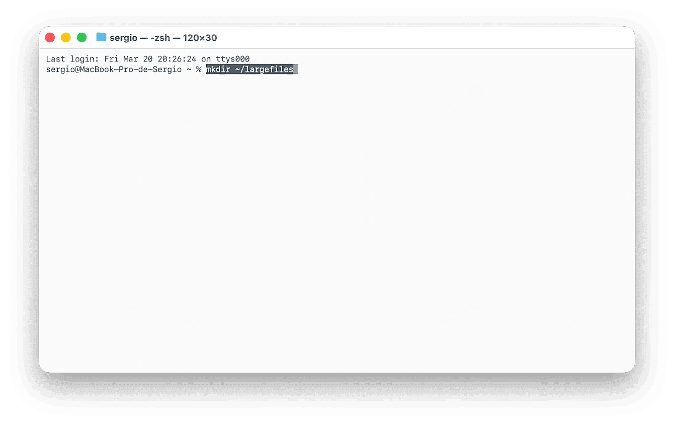 Pulisci lo spazio cancellabile su Mac dal Terminale
