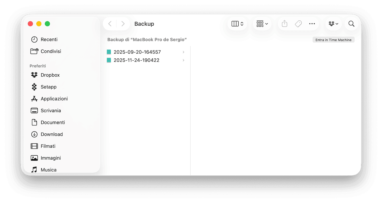 Usa il Finder