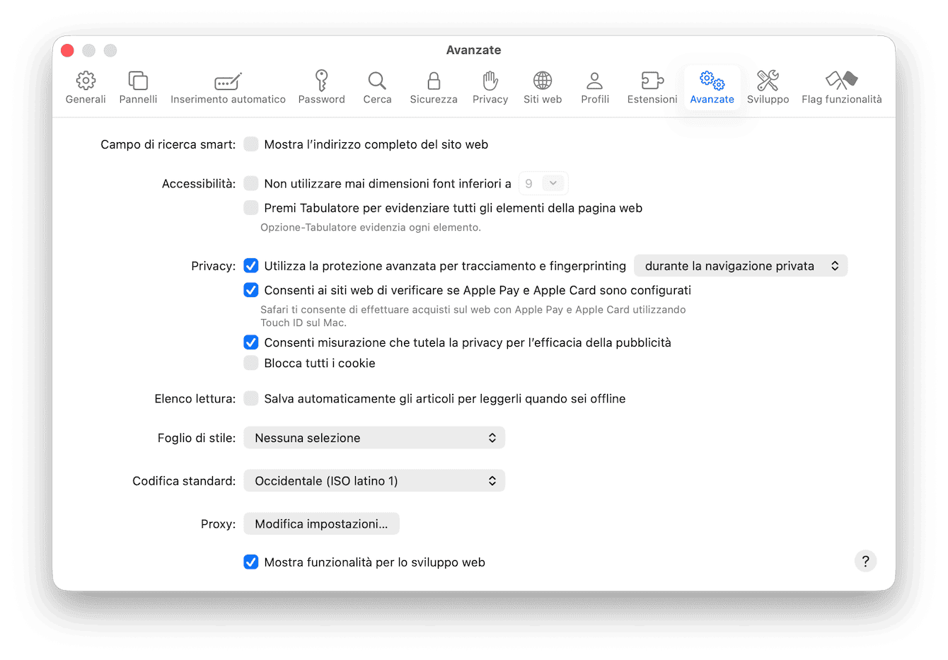 Come svuotare la cache in Safari