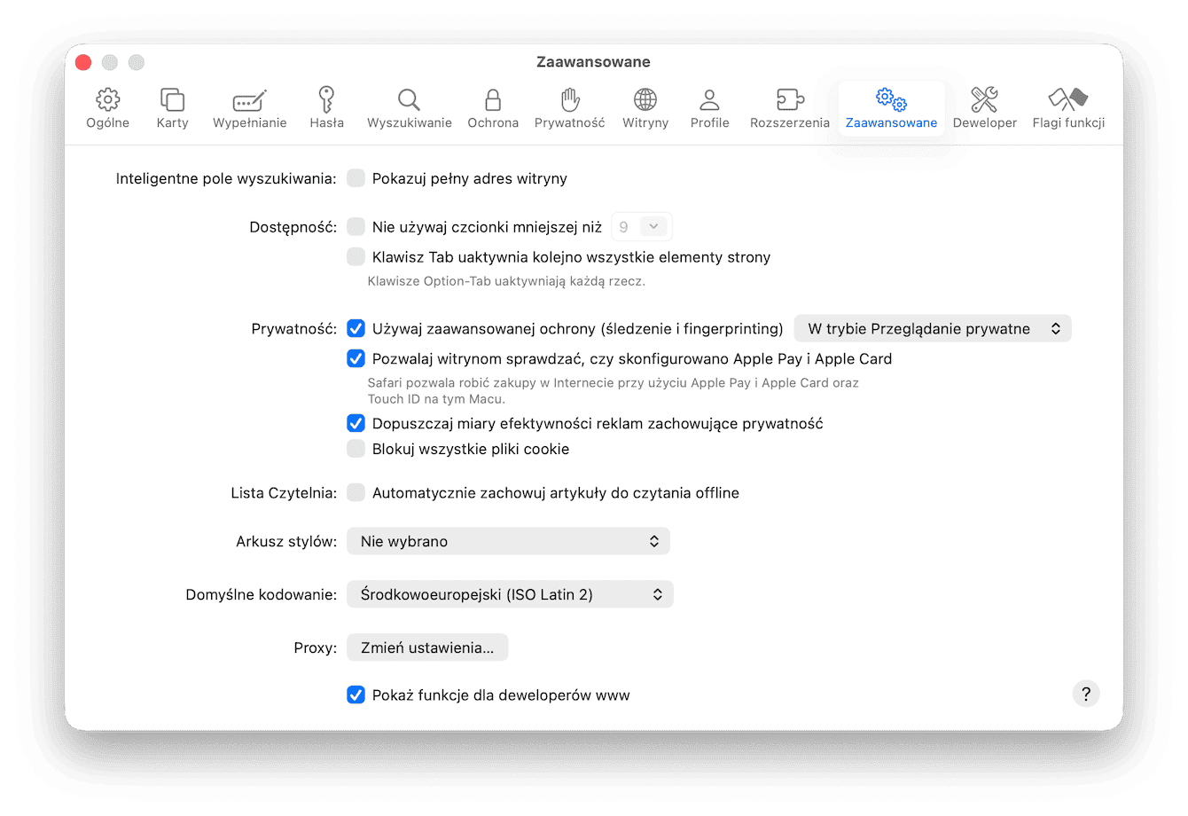 Jak oczyścić pamięć podręczną w Safari