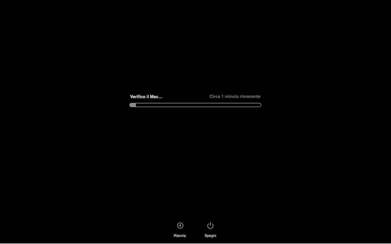 Eseguire Diagnosi Apple sui Mac con processore Intel
