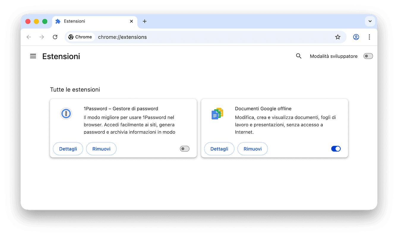 Come rimuovere le estensioni di Chrome