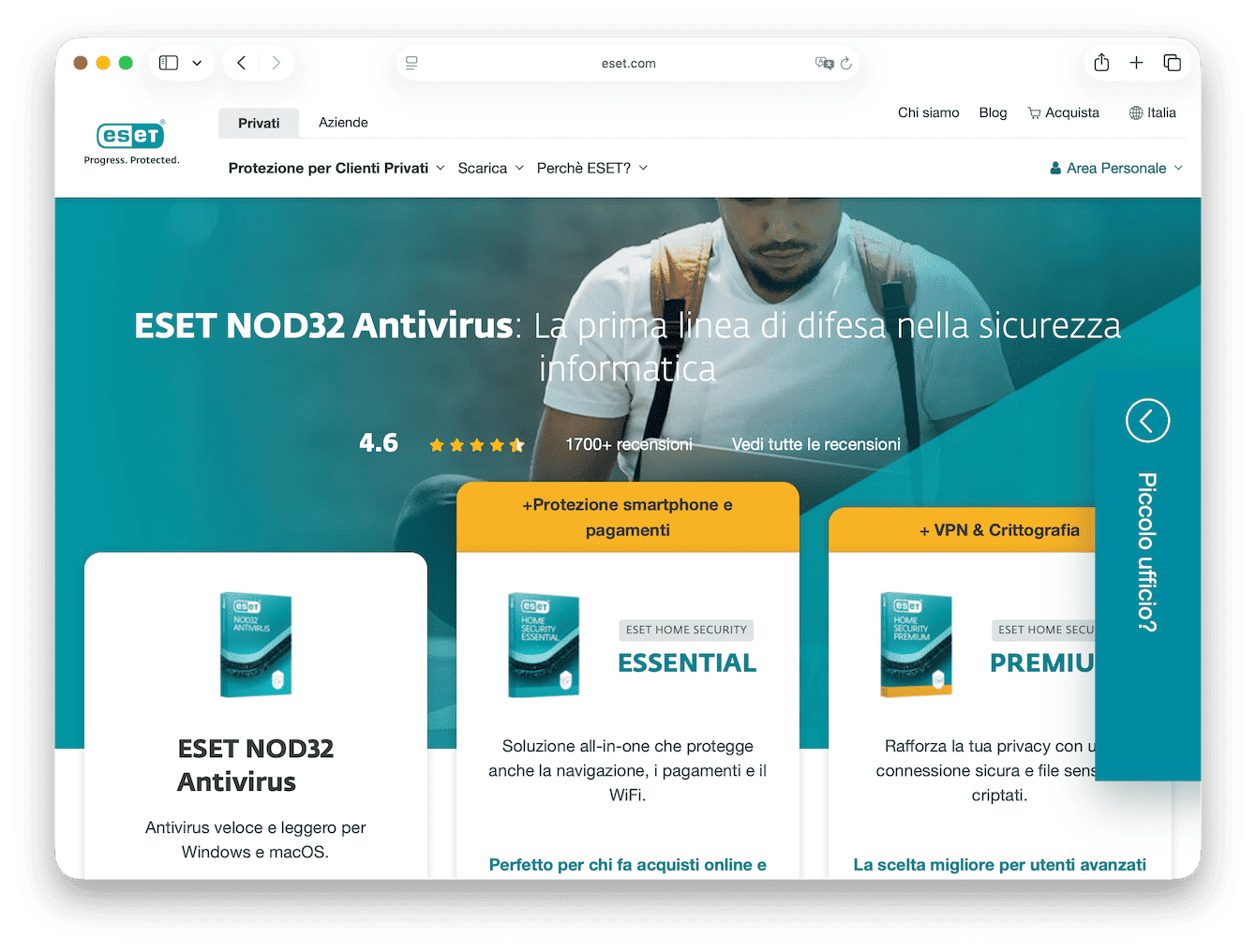 Eset Cyber Security per Mac