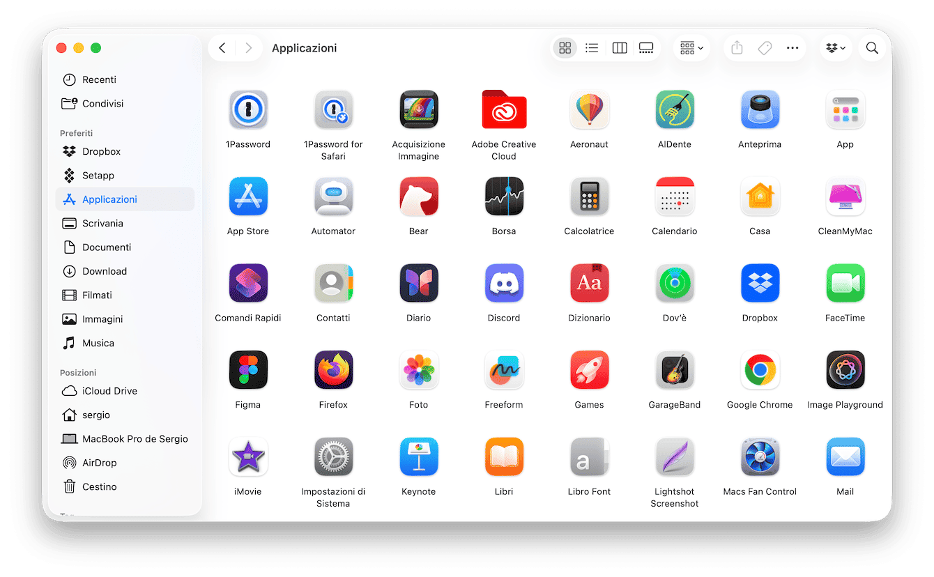 Elimina le applicazioni indesiderate