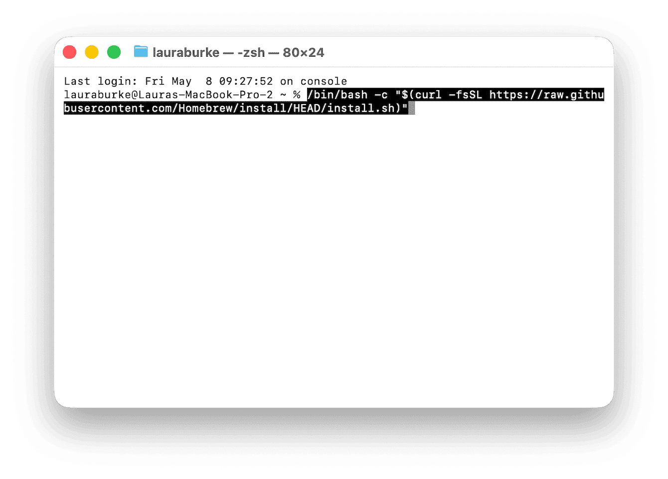 How to install Homebrew on Mac via Terminal