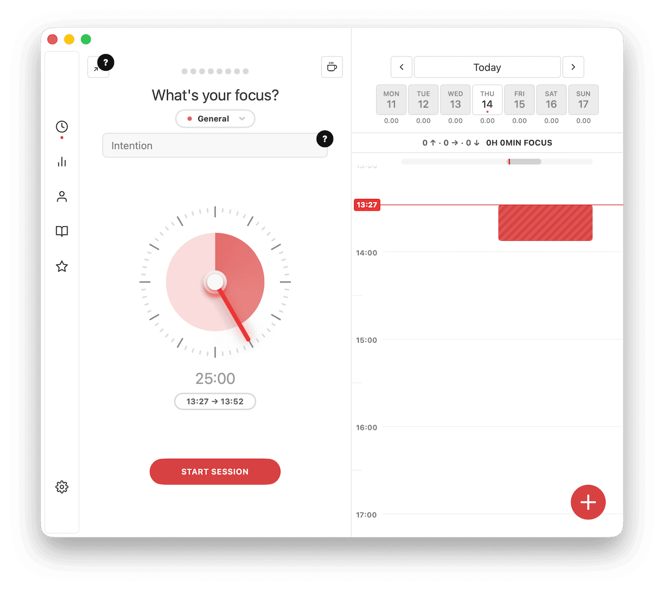 Freedom tool for focus and time management