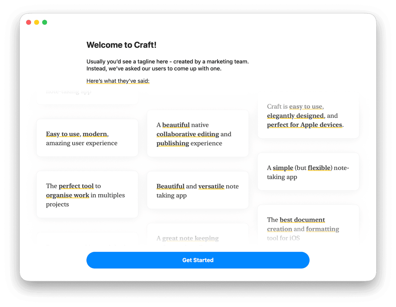 Craft for note-taking and knowledge management