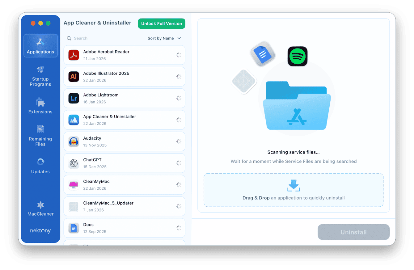 AppCleaner & Uninstaller for Mac