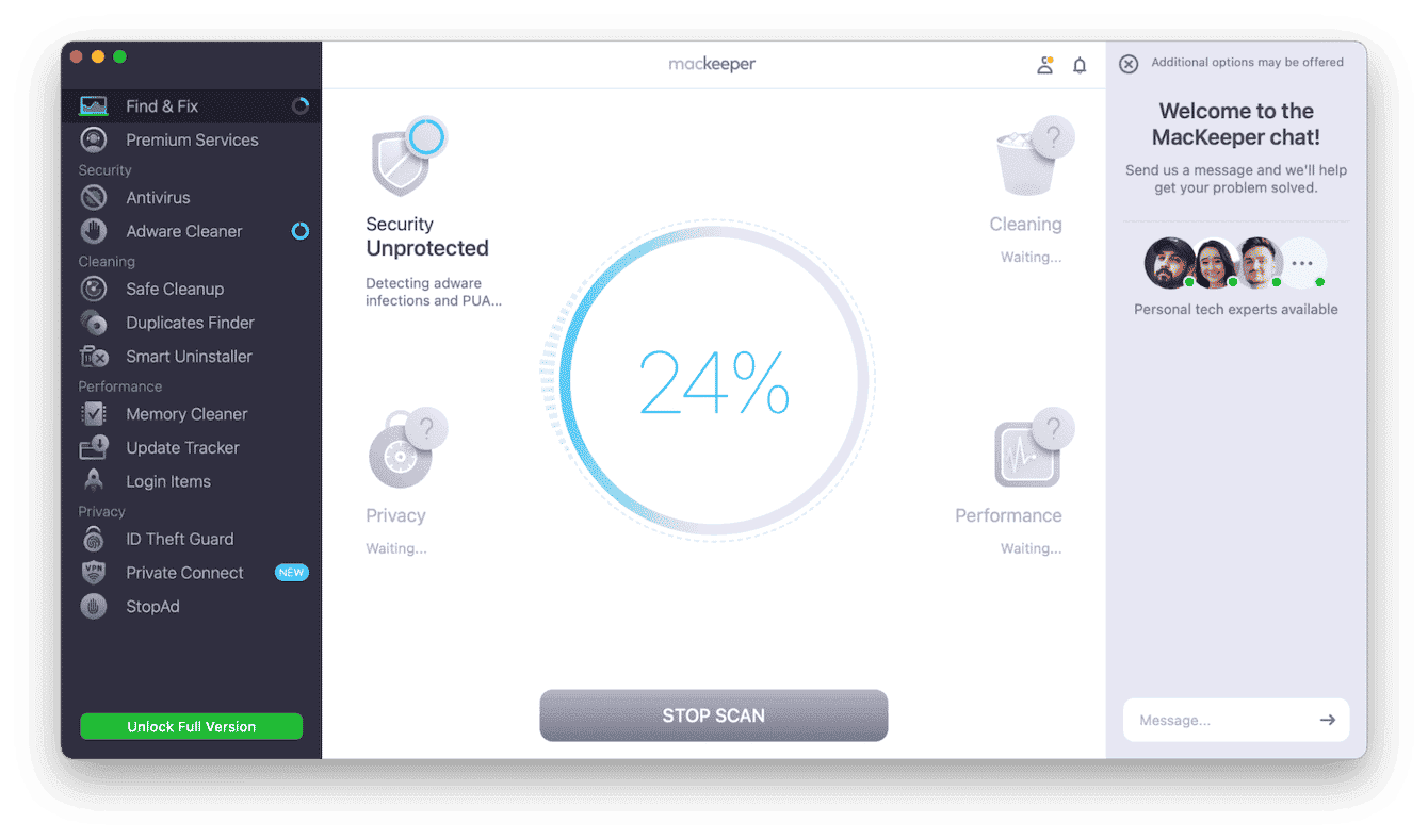 MacKeeper app for Mac