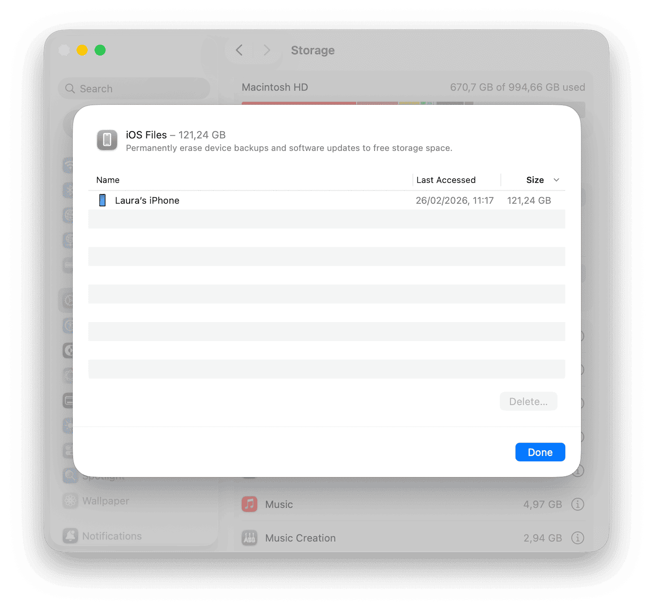 Manage Mail attachments and local backups