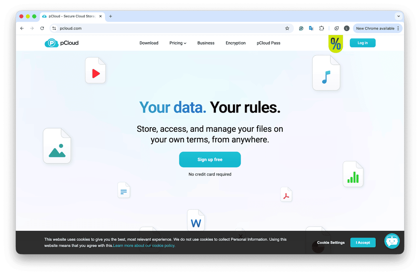 pCloud virtual drive