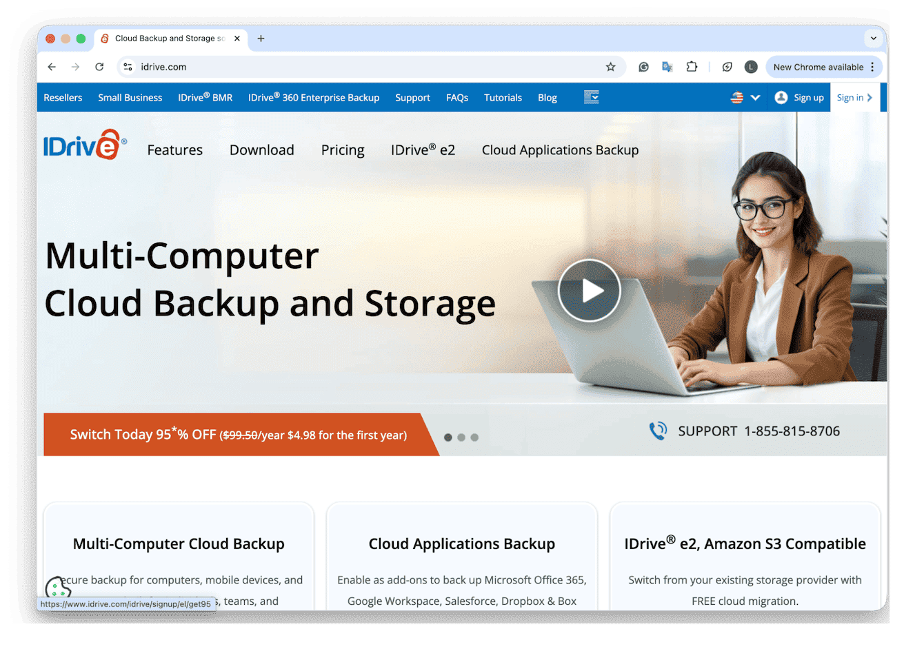 IDrive cloud storage