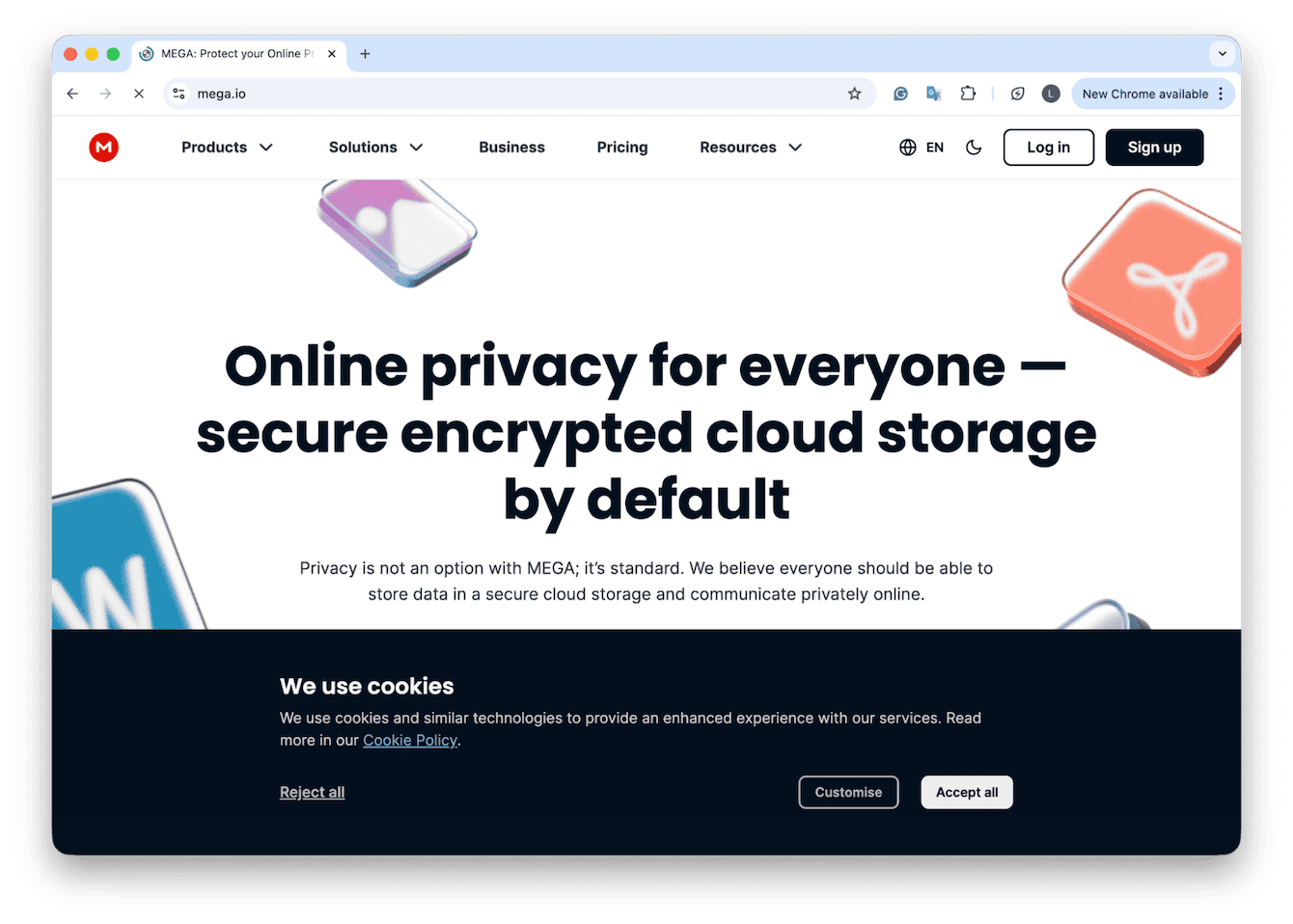 MEGA cloud storage