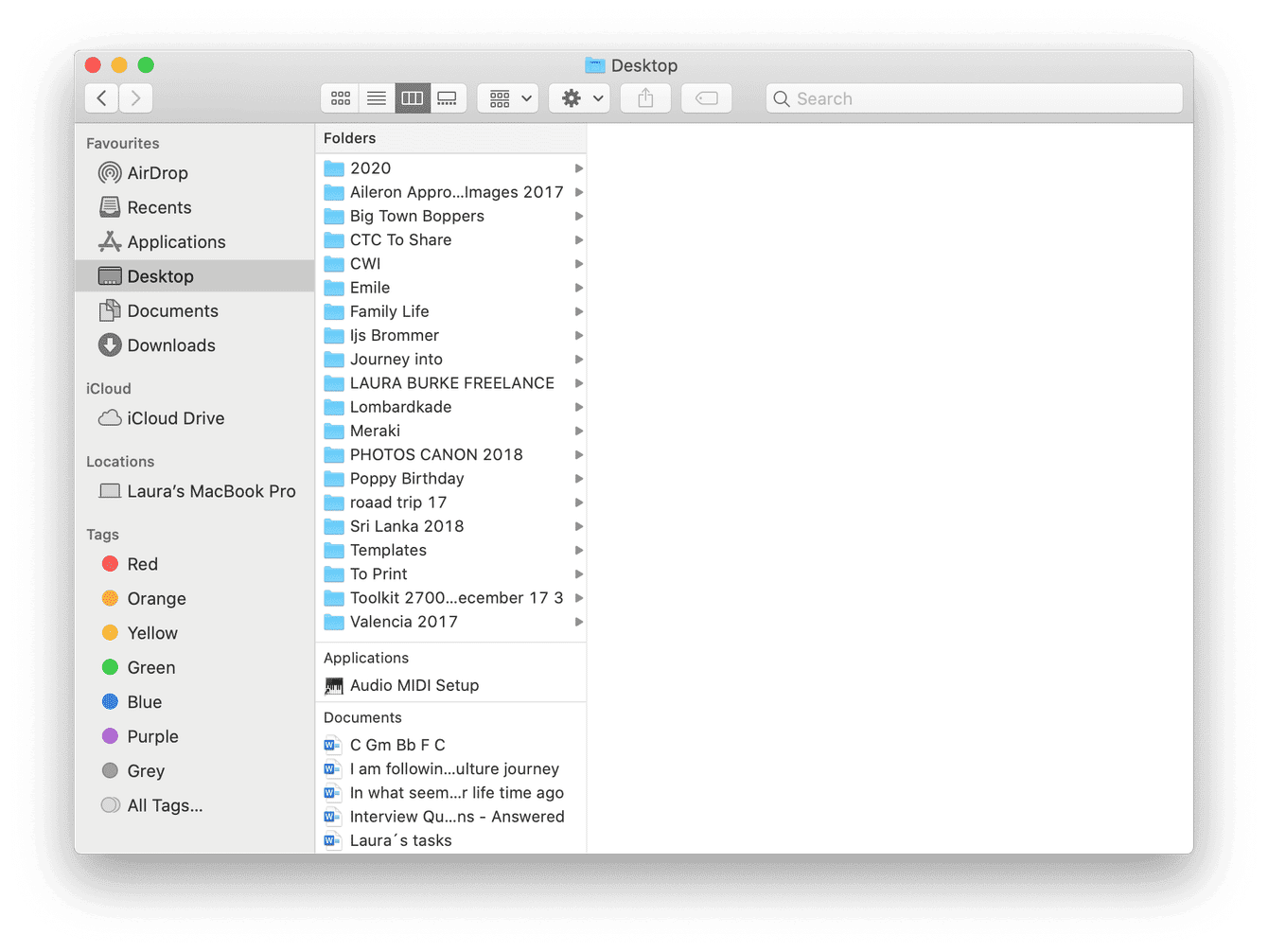 Usar el Finder para ver los archivos en Mac