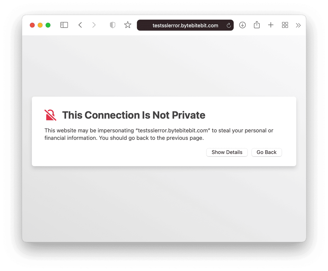 Votre connexion n'est pas priv&eacute;e