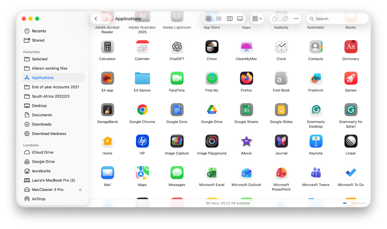 Open Applications with a shortcut