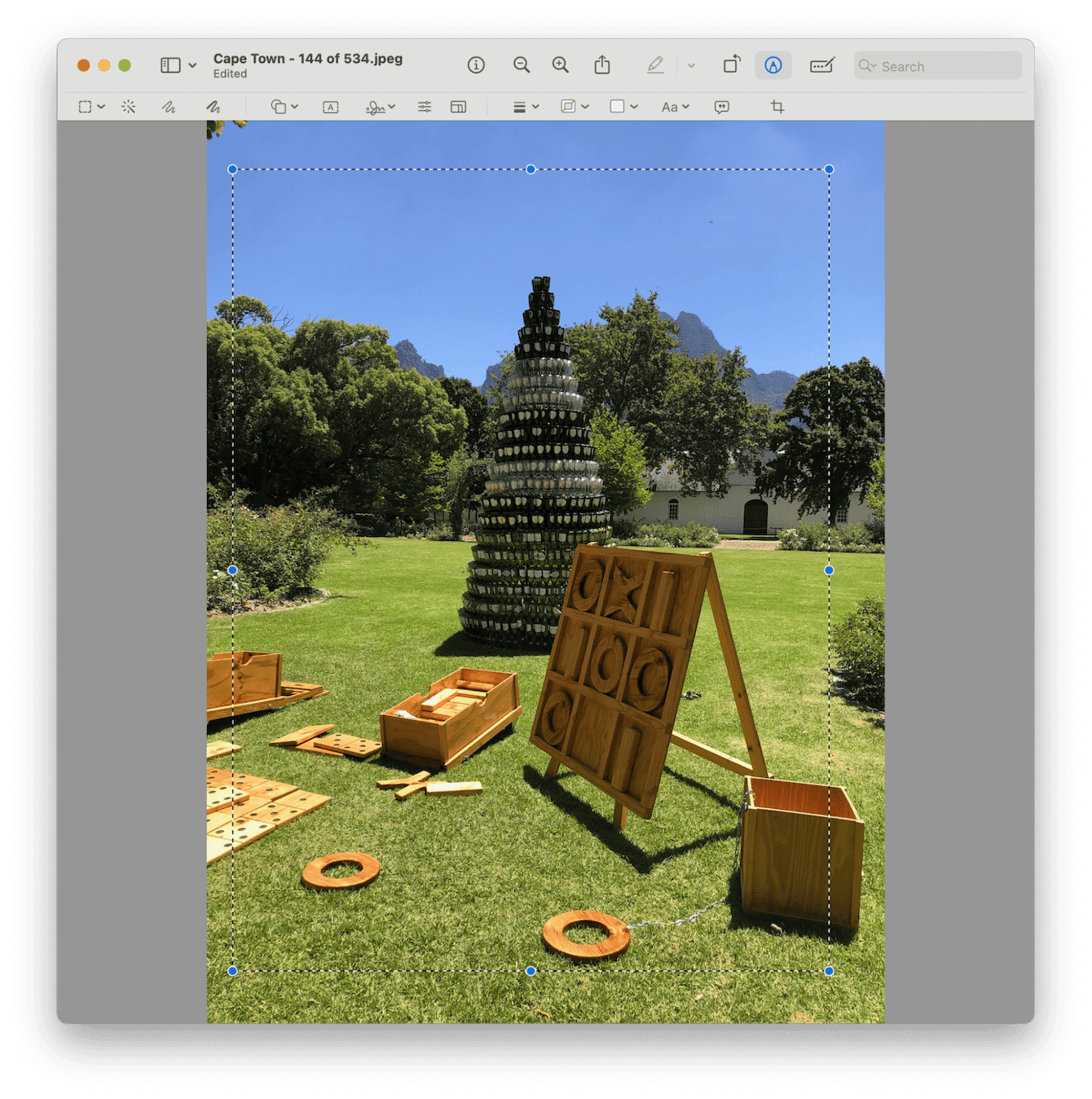 Crop image in Preview