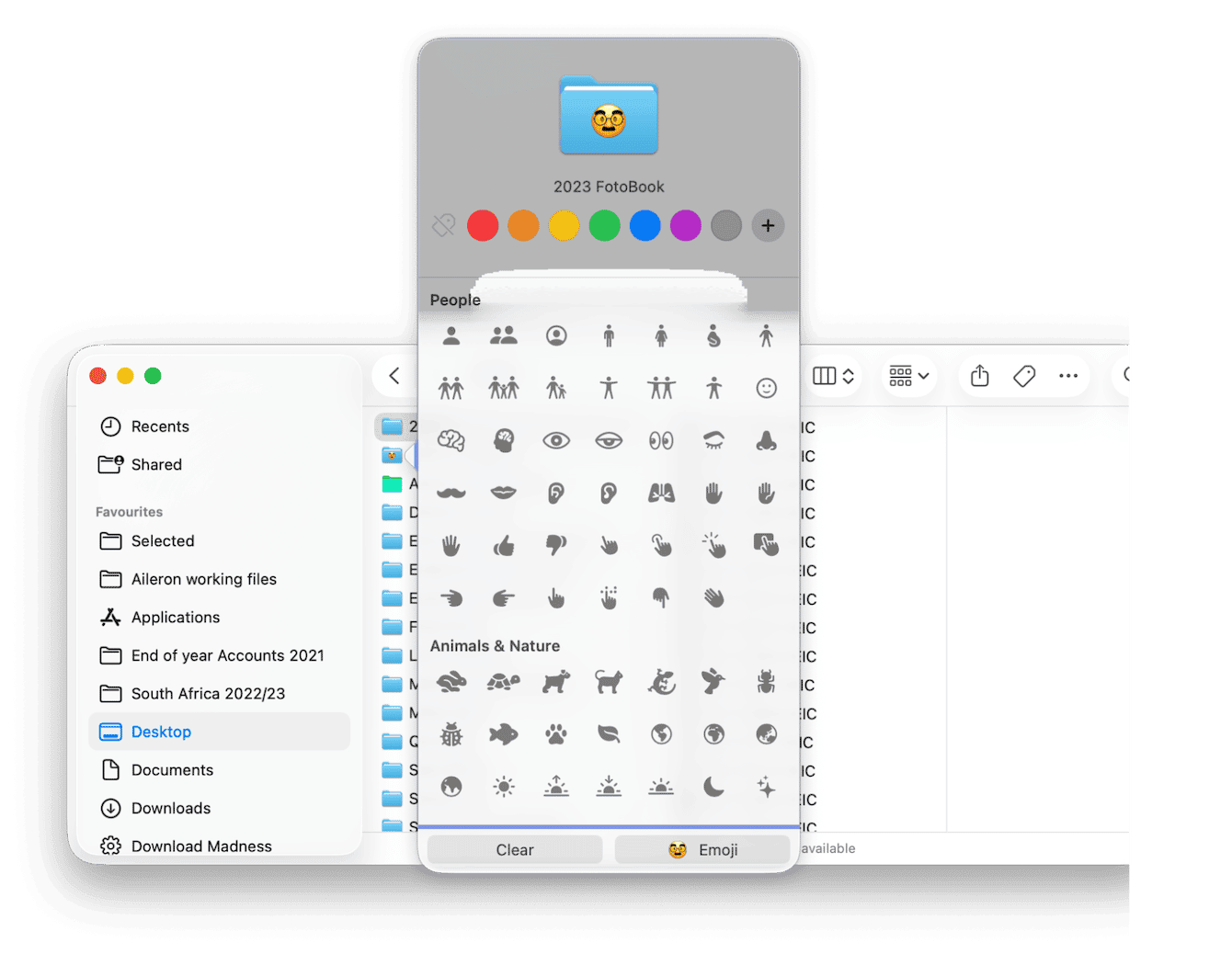 Folder & icon customization