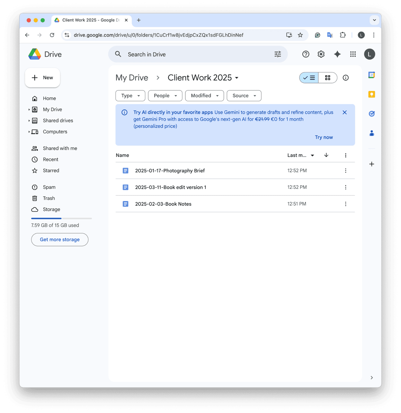 Consistent naming conventions