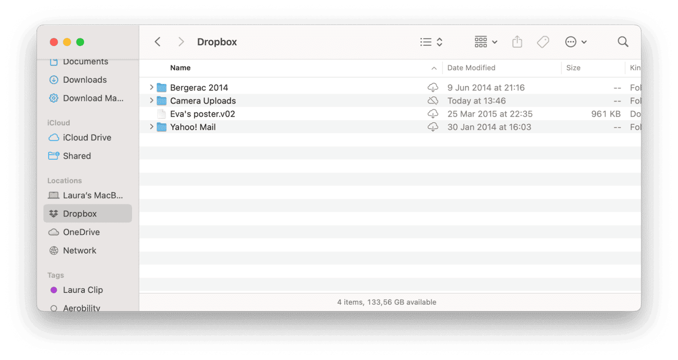 How to back up Dropbox with an external drive on Mac