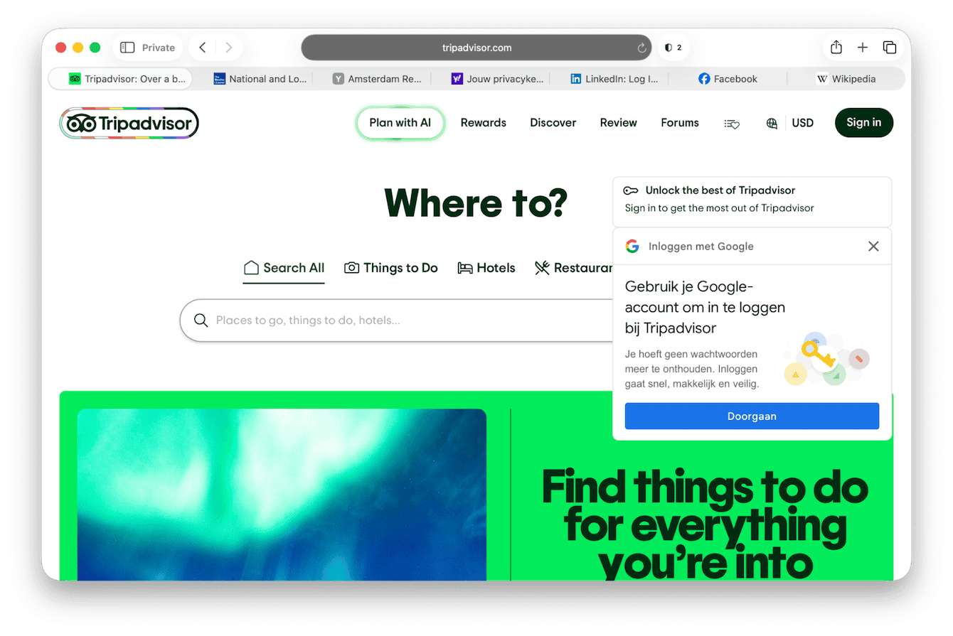 Close other tabs and try again