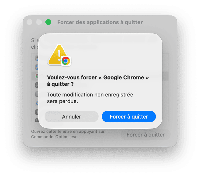 Quittez Chrome et rouvrez-le
