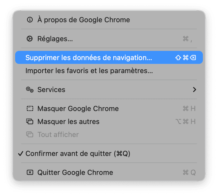 Videz le cache de votre navigateur
