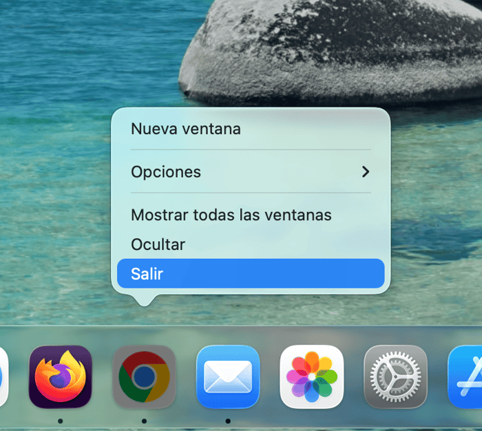 Cierra las apps que no utilices