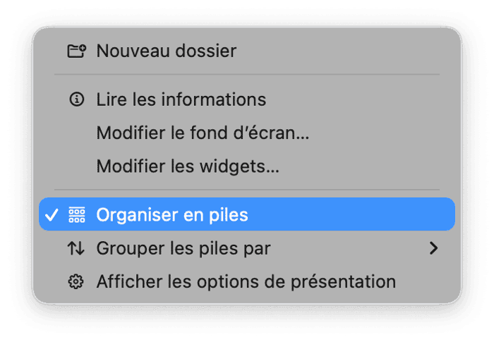 Maintenez votre Bureau en ordre