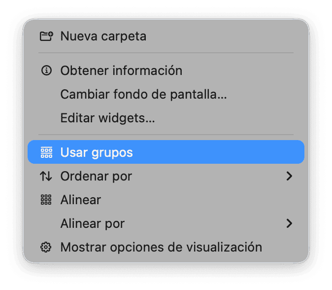 Haz limpieza en el escritorio