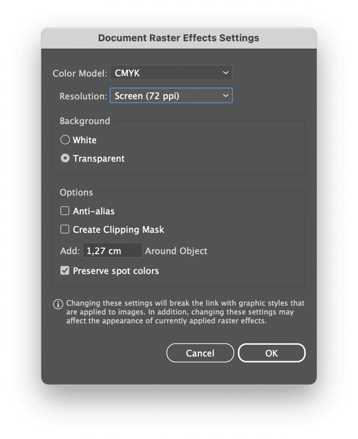 Optimize Illustrator Settings