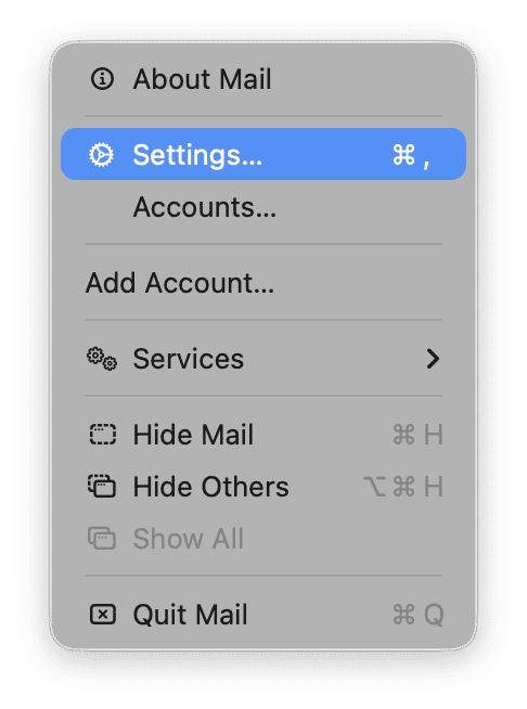 Refresh Mail&rsquo;s account settings the safe way
