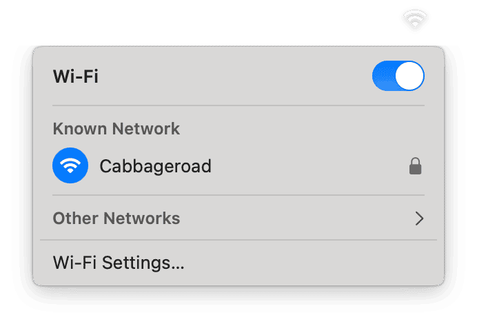 Check internet connection