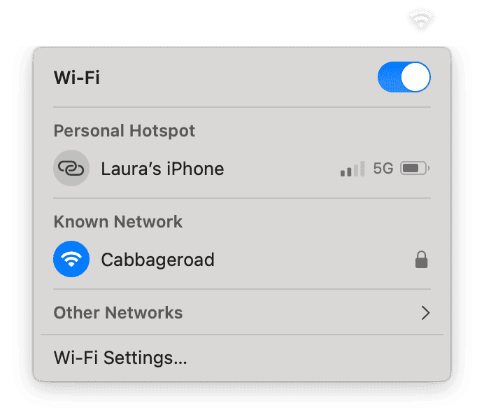 Check network connection