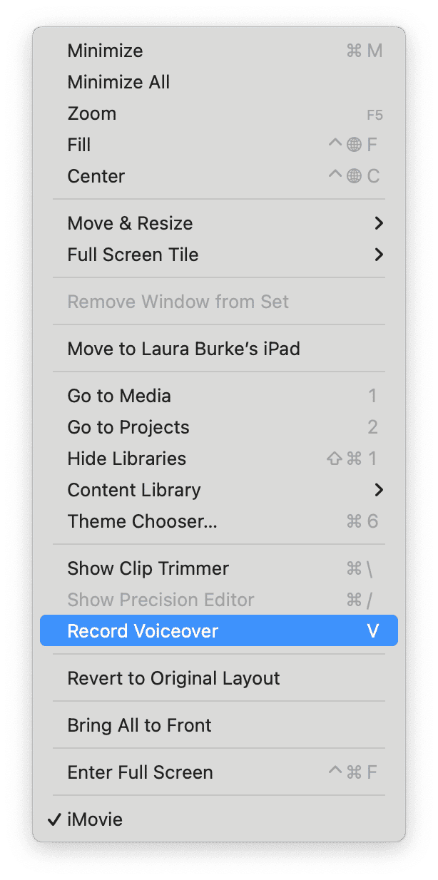 Add a voiceover to your video