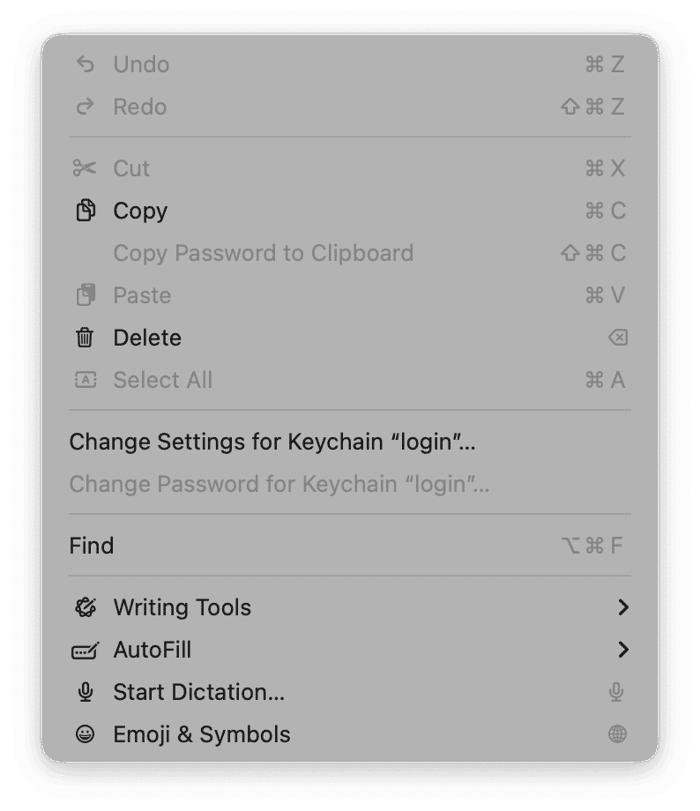 Update keychain password to match login password