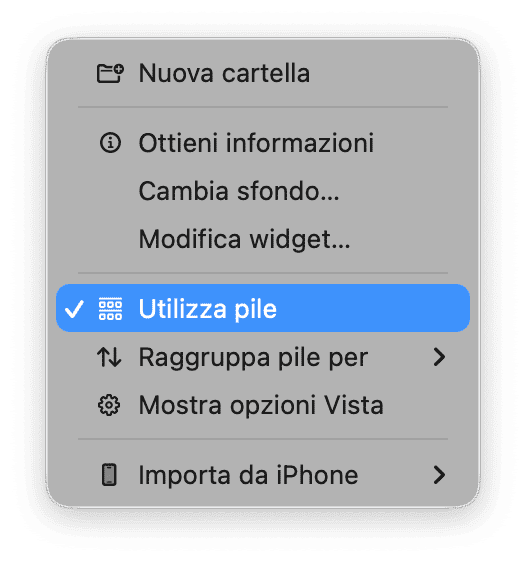 Riordina la Scrivania