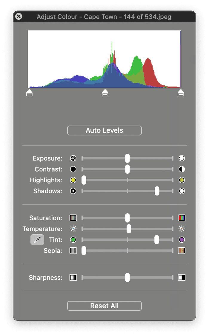 Fine-tune image in Preview