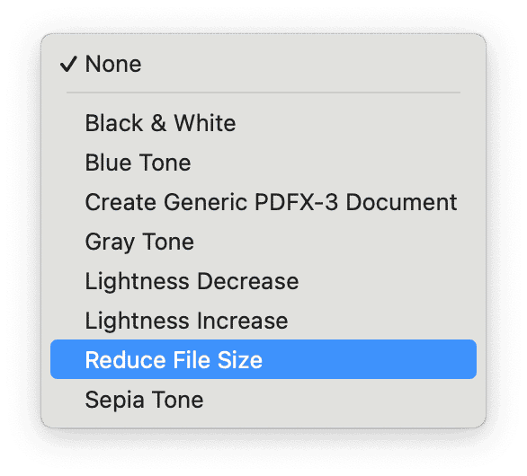 How to reduce pdf file size using preview 