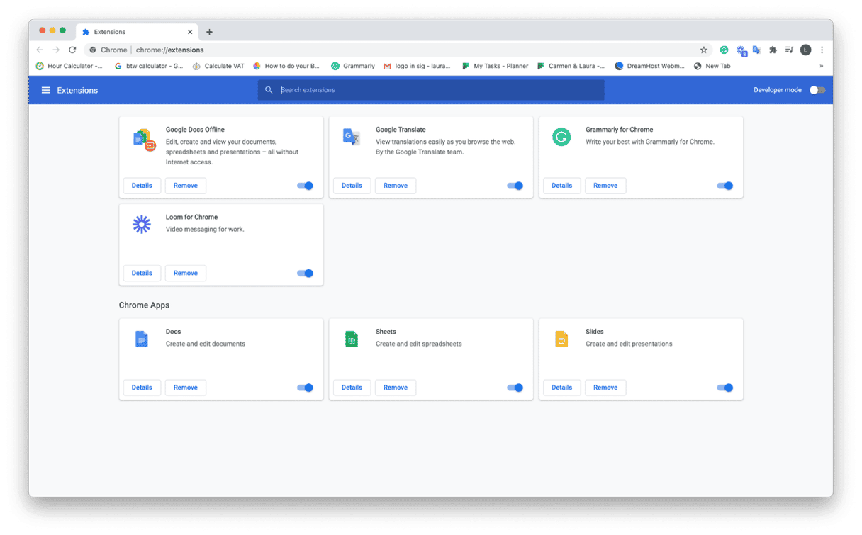 How to disable Chrome extensions