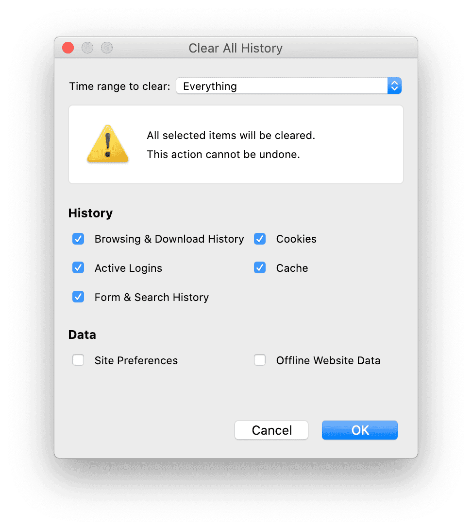 How to clear cache in Firefox