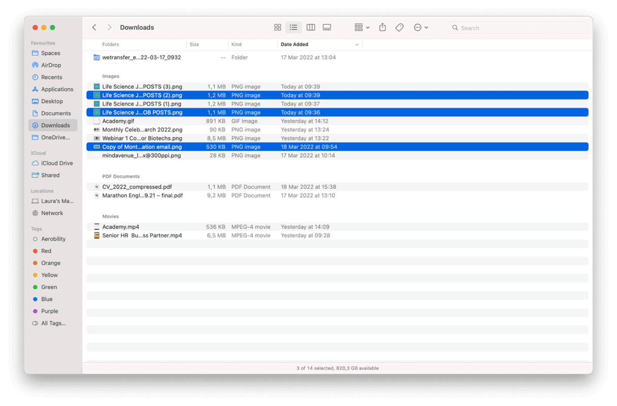 Removing downloads manually