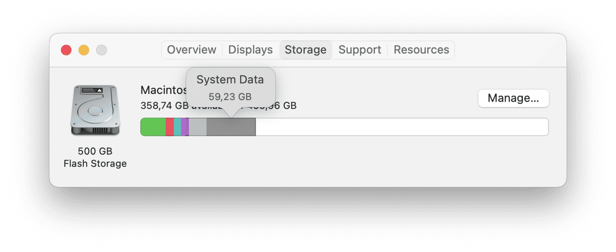 Check System Data on Mac