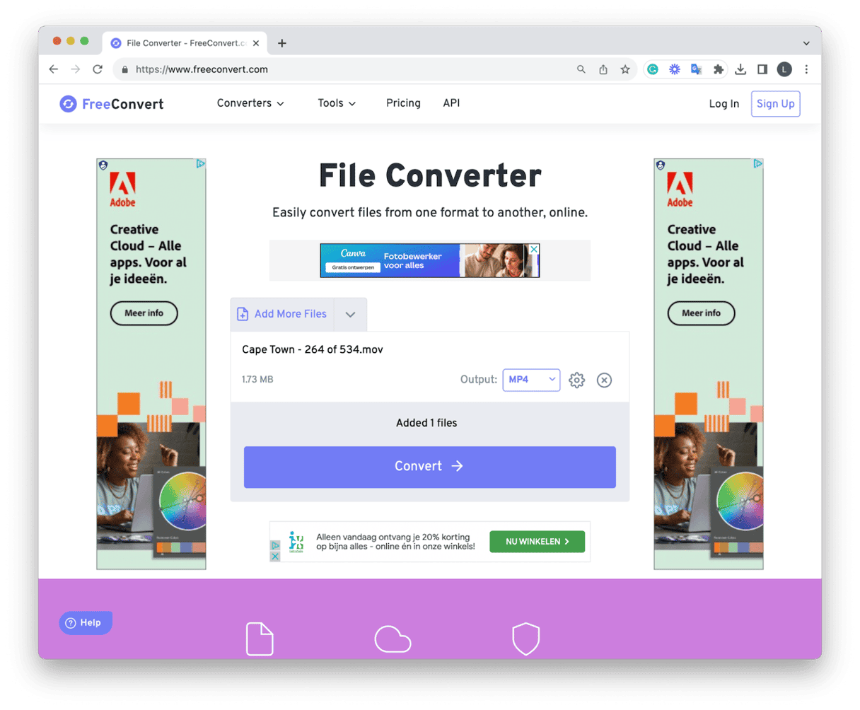 FreeConvert app