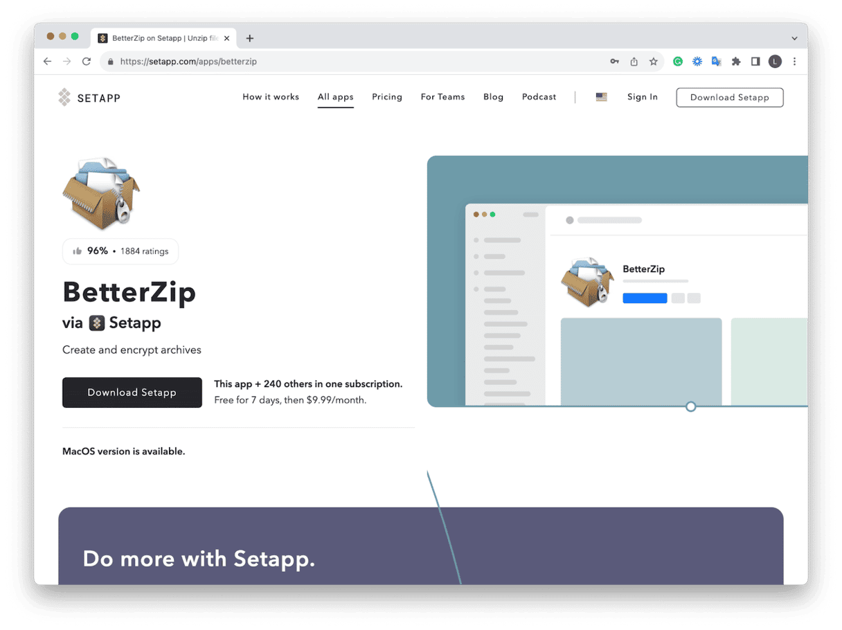 BetterZip &ndash; simple-to-use app