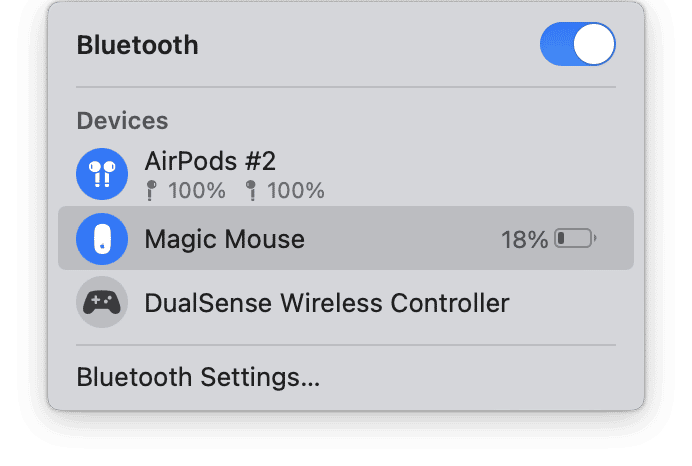 Magic Mouse battery
